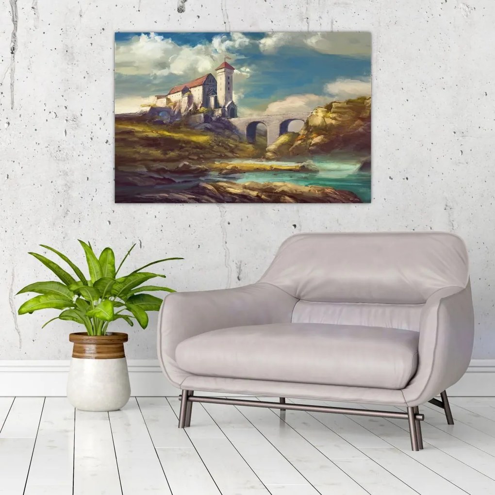 Tablou - Castelul medieval (90x60 cm)