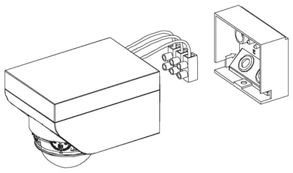 Eglo 97466 - Senzor de mișcare pentru exterior DETECT ME 4 12 m alb IP44