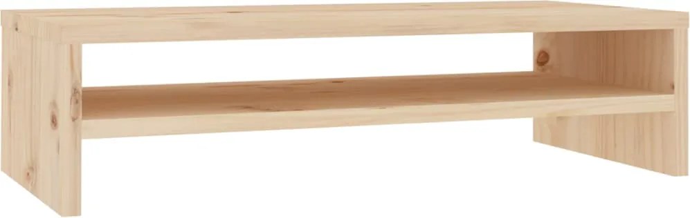 vidaXL Stand pentru monitor, 50x24x13 cm, lemn masiv de pin