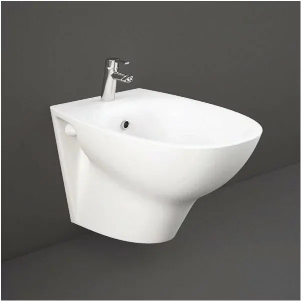 Set vas wc suspendat cu capac softclose si bideu Rak Ceramics Morning Rimless