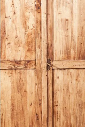 Dulap, L68 25 H98 cm, 2 usi, natur antic, lemn masiv