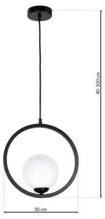 Lustră pe cablu BOSTON 1xE14/40W/230V