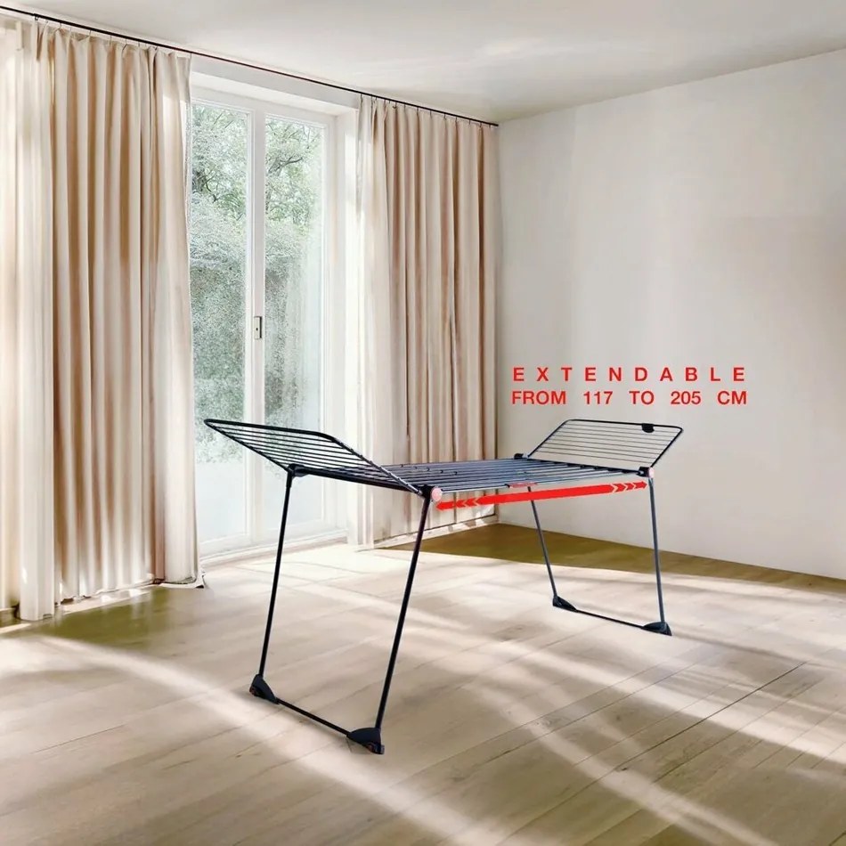 Vileda Uscător de rufe Infinity FLEX Negru 30 m