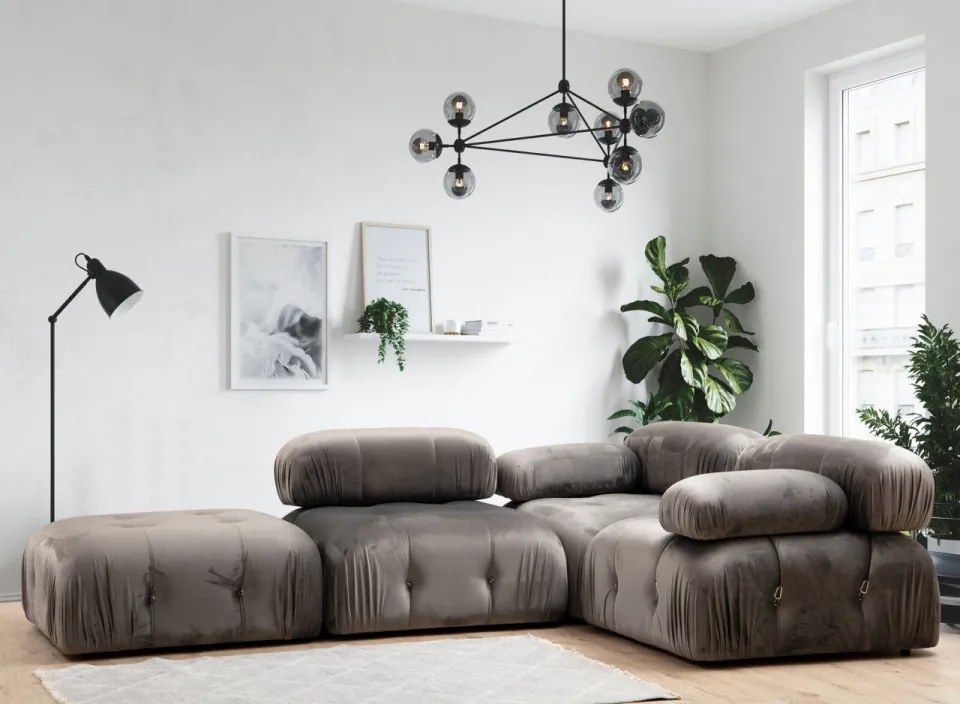 Fotoliu Modular Bubble L1, Gri
