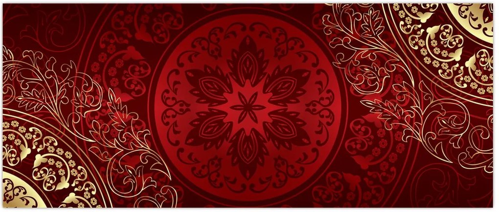 Tablou - Mandale aurii (120x50 cm)