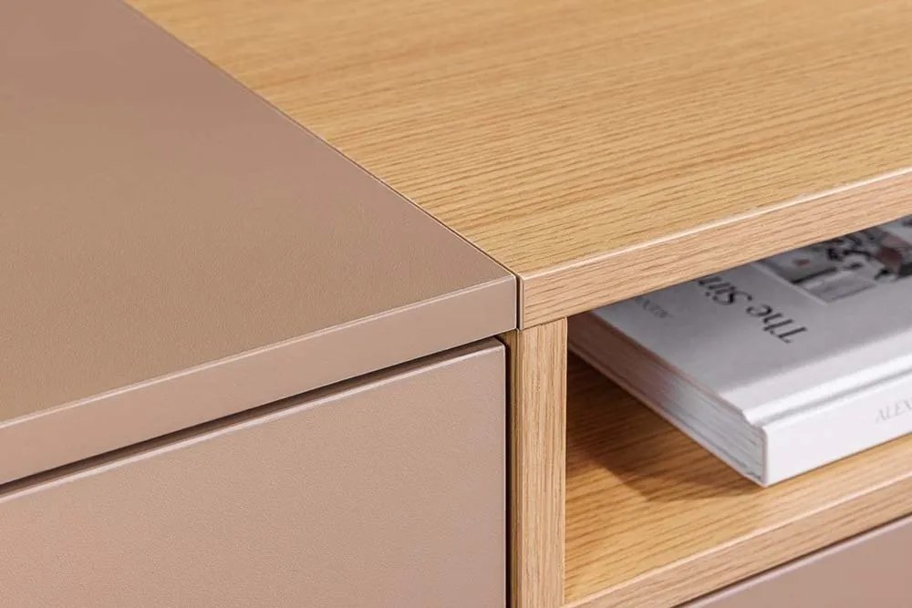 Comoda TV LOFT 160cm natur/ greige