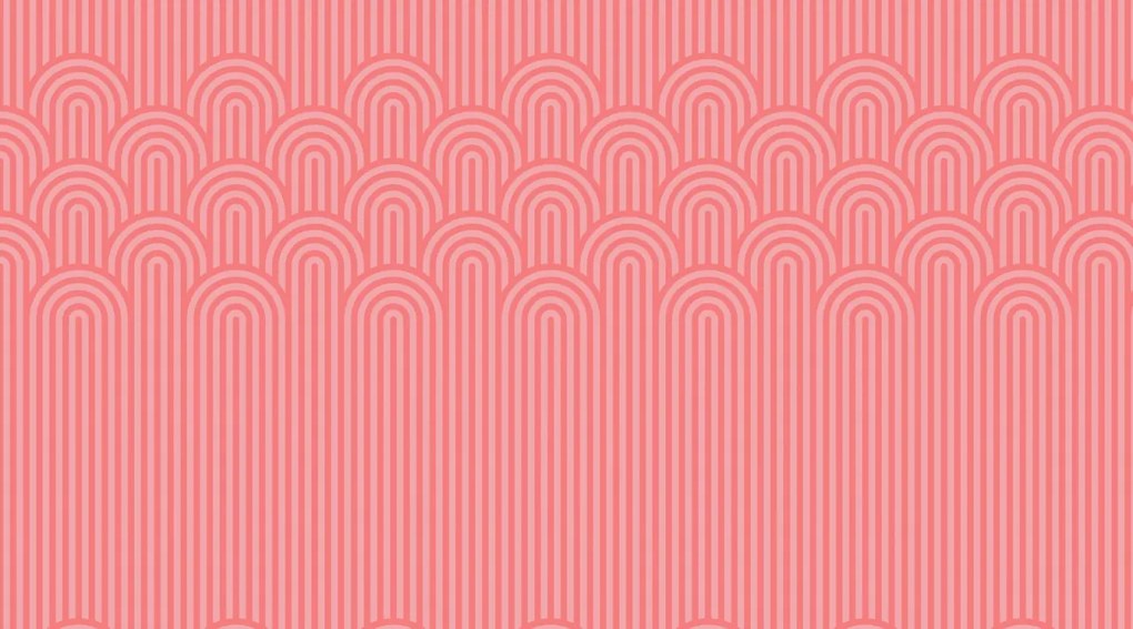 Fototapet, Happy Hills, Bubble Gum, Rebel Walls