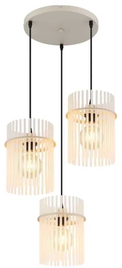 Globo 15698-3HRB - Candelabru suspendat pe cablu GORLEY 3xE27/60W/230V
