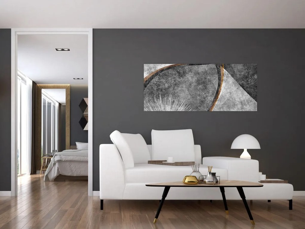 Tablou - Abstract beton (120x50 cm)