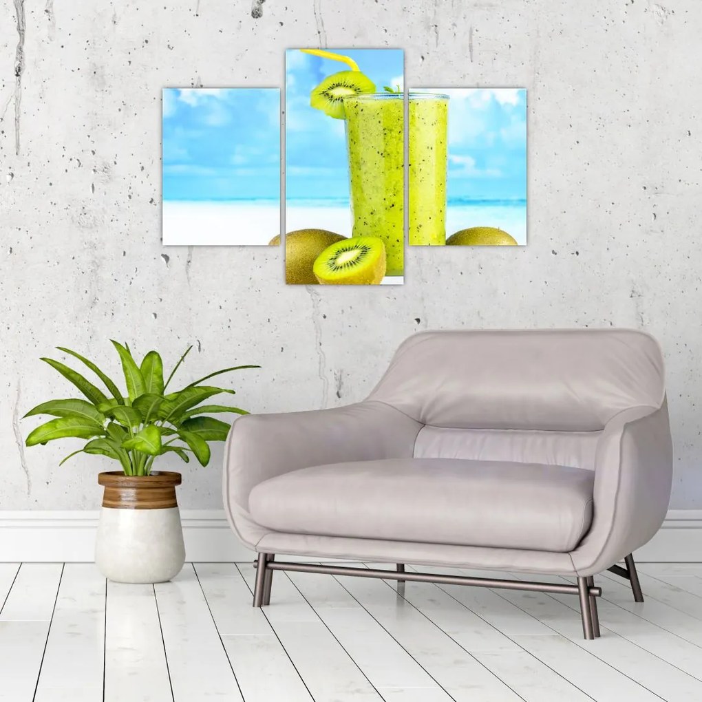 Tablou - smoothie kiwi (90x60 cm)