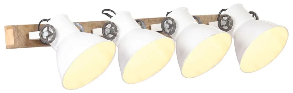 vidaXL Lampă de perete industrială, alb, 90 x 25 cm, E27