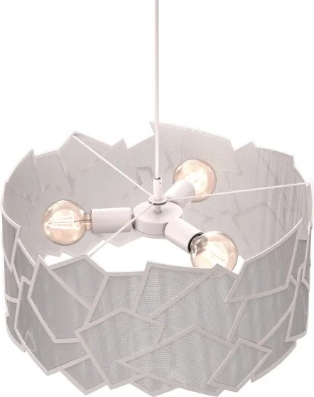 Lustră suspendată CAMO 3xE27/15W/230V bej