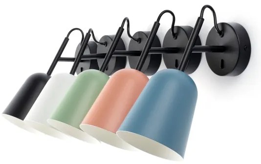 Lampă de perete FARO 28258 STUDIO 1xE14/8W/230V alb/negru