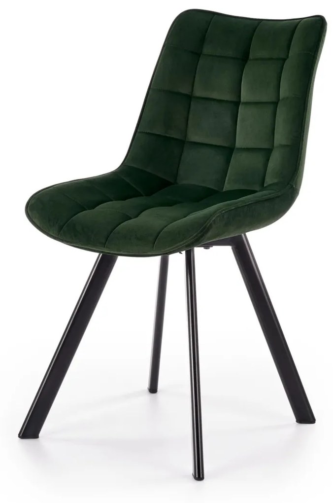 Scaun K332 velvet verde
