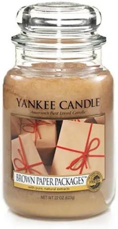 Yankee Candle alunei parfumata lumanare Brown Paper Packages Classic mare