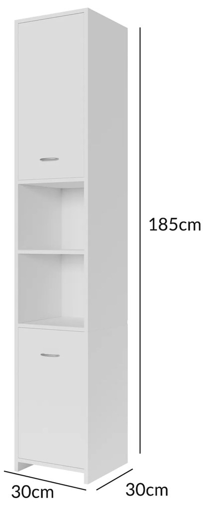 Deuba Dulap baie - 185x30x30cm