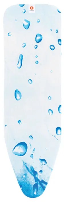 Husa pentru masa de calcat Brabantia B 90300152, 124x38 cm, 2 mm, Alb/Albastru