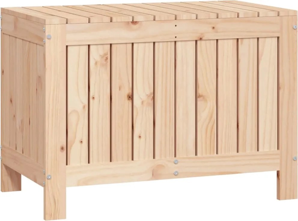 vidaXL Cutie de depozitare grădină, 76x42,5x54 cm, lemn masiv de pin
