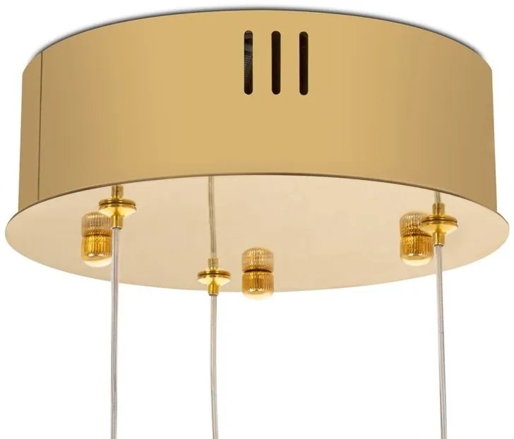 Lustra suspendata LED design ambiental Ring 3B auriu