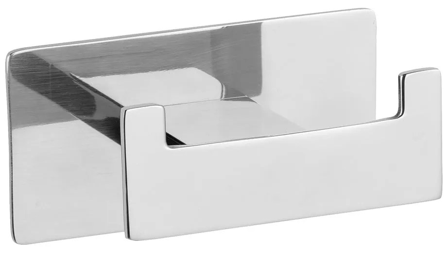 Cârlig argintiu lucios autoadeziv din oțel inoxidabil Genova – Wenko