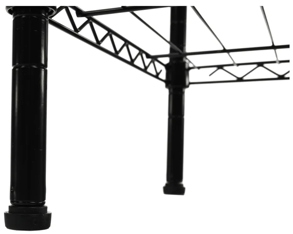 Raft reglabil, negru, GELBAN