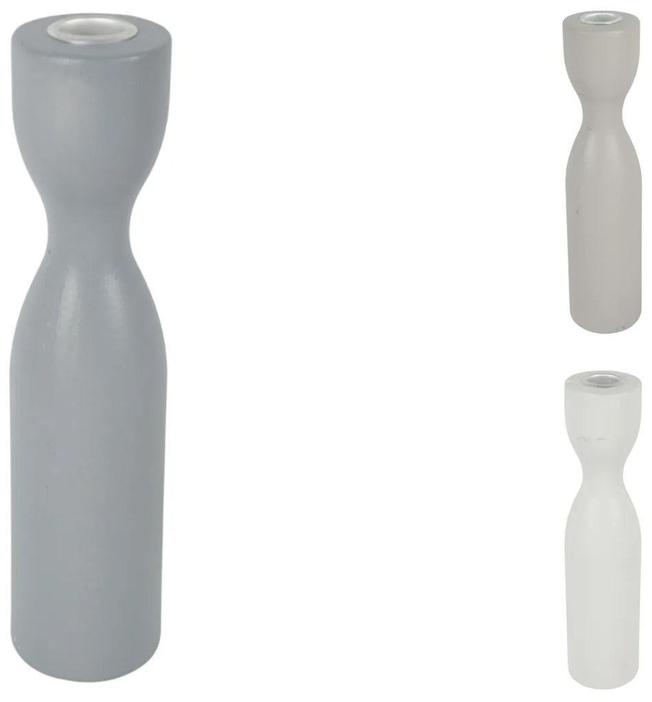 Suport pentru lumanari din lemn TORNE 25 cm - mai multe culori