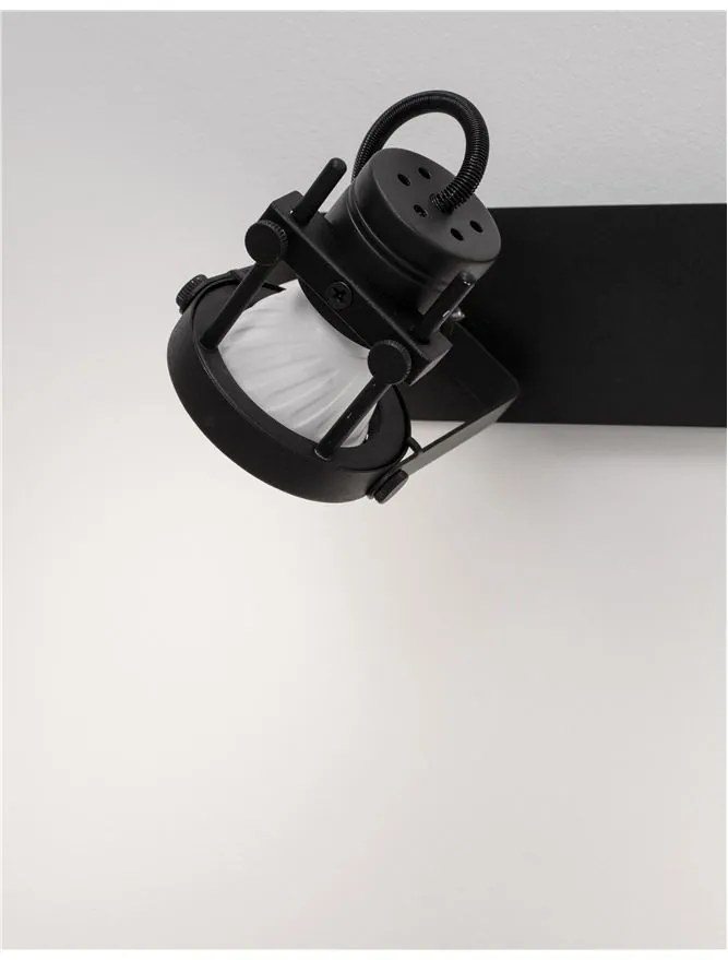Plafoniera cu 4 spoturi directionabile SALVA negru NVL-9155103