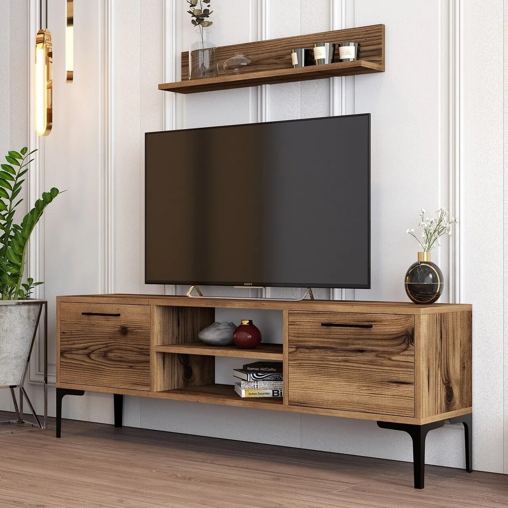Comoda TV, Hanah Home, Riga, 140x48x30 cm, Maro