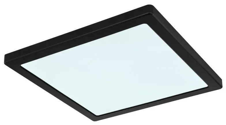Plafoniera LED design modern LASSE negru 29,1x29,1cm