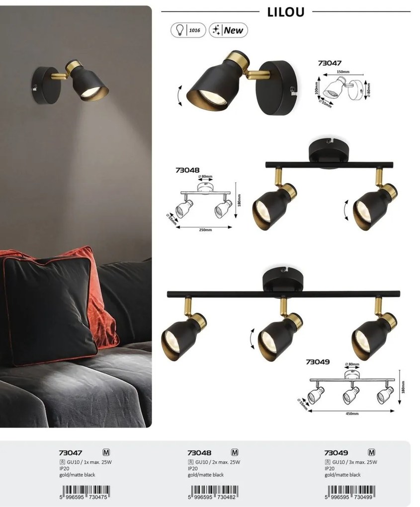 Aplica, Lampa de perete moderna Lilou