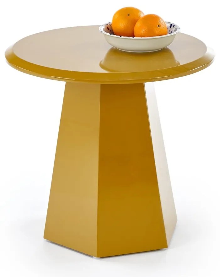Masuta de cafea Loca mustarie ø50/h47 cm