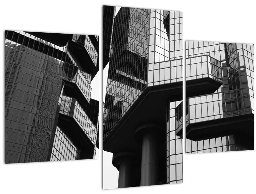 Tablou - Cladiri de sticlă (90x60 cm)