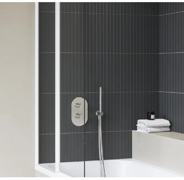 Ravak X070457 - Baterie de duș termostatată pentru montaj încastrat, crom lucios