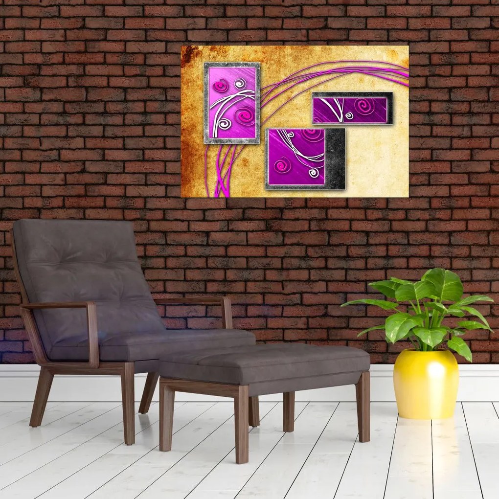 Tablou abstracție (90x60 cm)