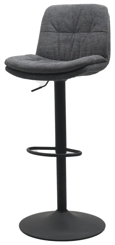 Scaun de bar gri închis cu înălțime ajustabilă Colville – Unique Furniture