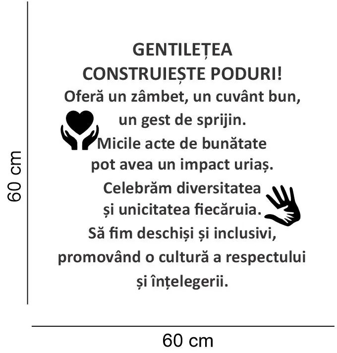Sticker perete Gentiletea construieste poduri