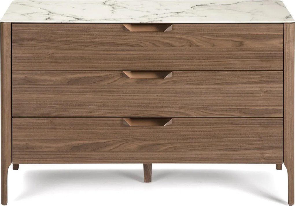 Comoda cu trei sertare, design elegant Glayds AC-CP1806-C