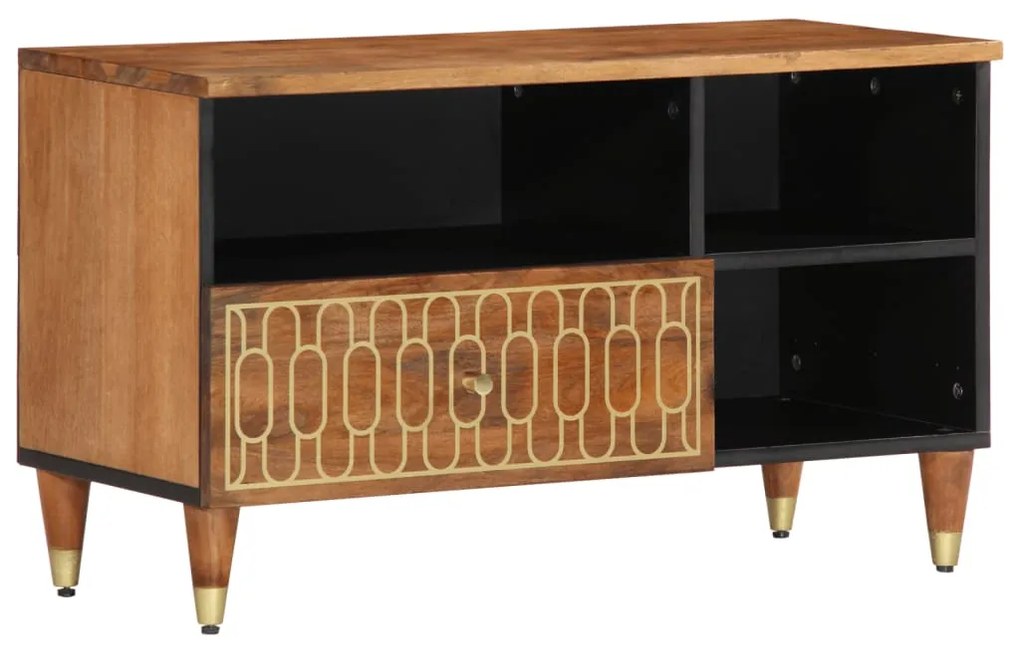 vidaXL Dulap TV, 80x33x46 cm, lemn masiv de mango