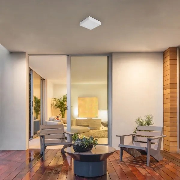 Rabalux - Plafonieră LED pentru baie, 18W, 230V, 2800-6000K, IP44, albă