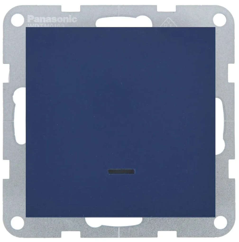 Intrerupator cu led 10A, IP20, Ocean, Panasonic Karre Plus 55 Soft Touch