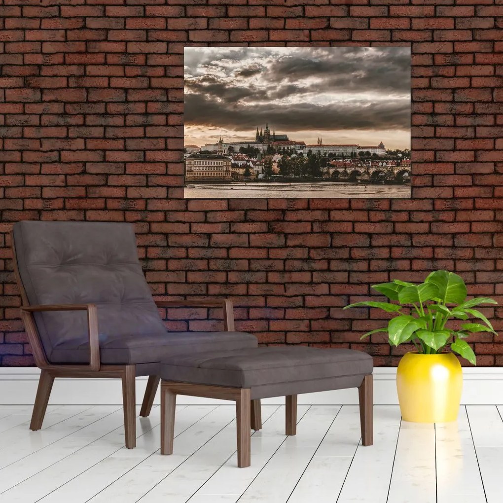 Tablou Castelului Praga în amurg (90x60 cm)