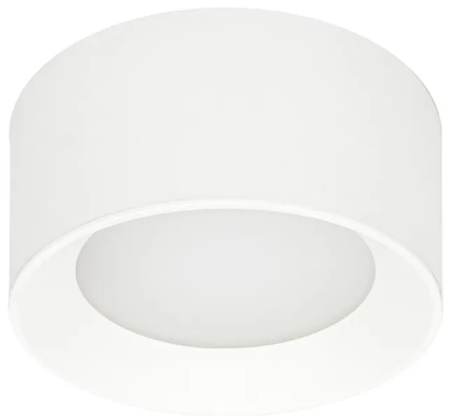 Plafoniera moderna alba rotunda cu led Sirius d15