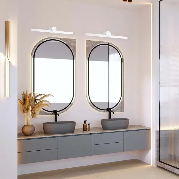 Aplica LED pentru oglindă de baie, 10W/230V, 4000K, IP65, albă