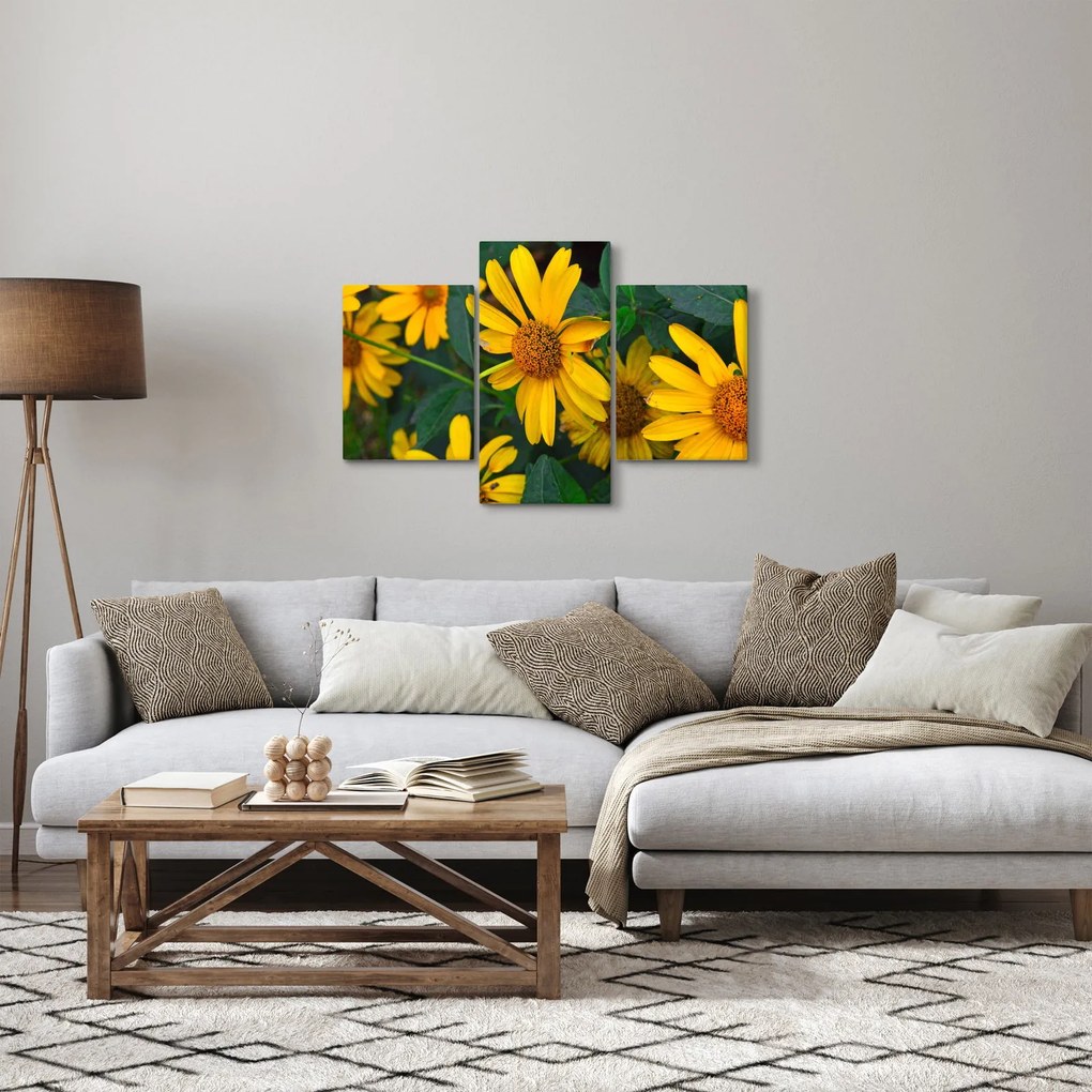 Tablou cu flori galbene (90x60 cm)