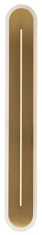 Searchlight 55911SB - Aplică de perete LED dimmabilă COUPER LED/25W/230V 3000K alamă