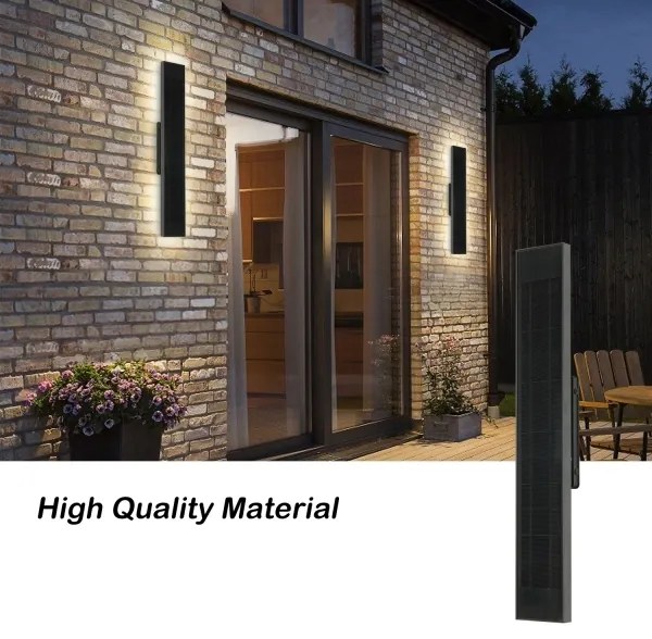 Brilagi - Aplica solară de perete SUN LED/4W/3,7V 60 cm 4000 mAh IP44