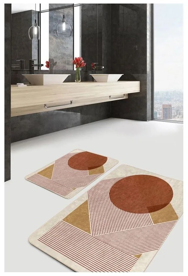 Covorașe de baie 2 buc. din catifea 60x100 cm – Mila Home