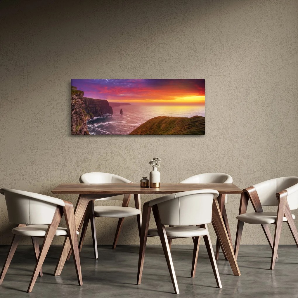 Tablou - Stâncile din Moher (120x50 cm)