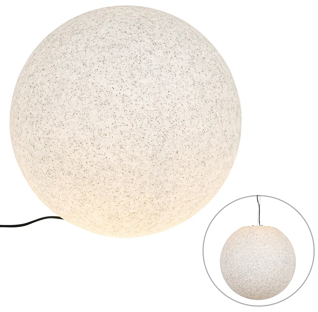 Lampă de exterior modernă gri 56 cm IP65 - Nura