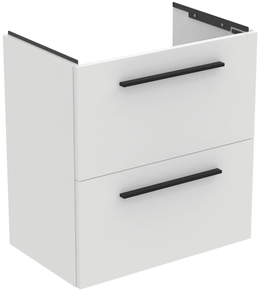 Dulap baza lavoar, 60x38x63 cm, 2 sertare, alb mat Alb mat